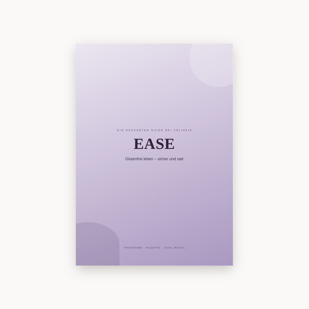 EASE – Glutenfrei leben bei Zöliakie, PDF-Guide (Cover)